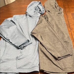 Bass Pro Shops Blue and Brown Hooded Shirts